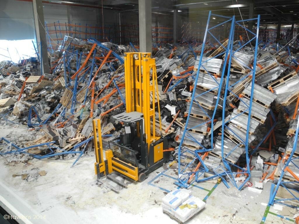 Warehouse Racking Collapses Cause and Origin Investigation Hawkins